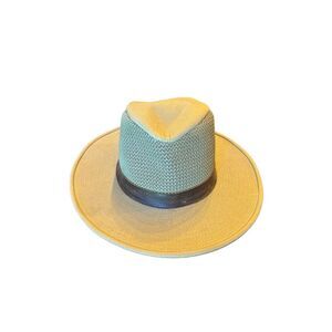 VTG Wilson's Leather Brown‎ Hat Trim Medium Made in USA